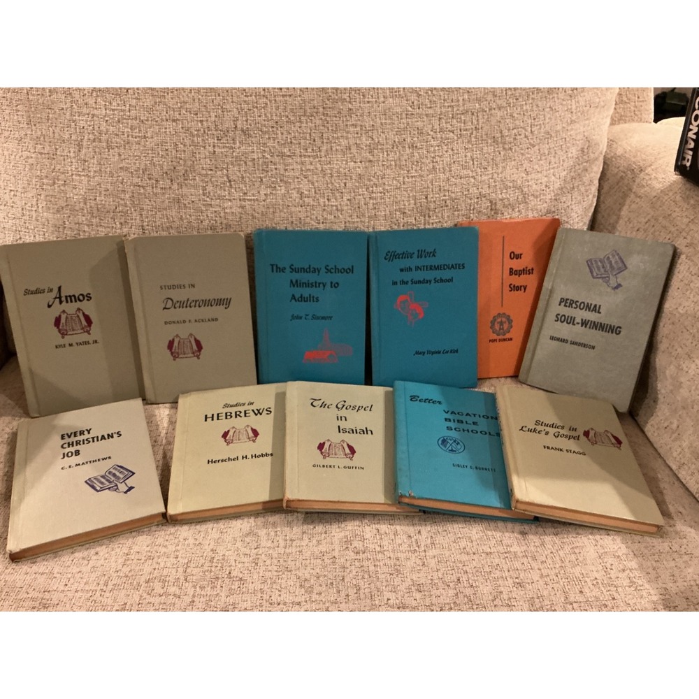 Vintage Convention Press Church Study Course Book Lot of 11 Baptist Ministry 60s - Picture 5 of 5